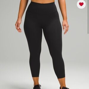 Lululemon wunder train contour 8 black 25” leggings
